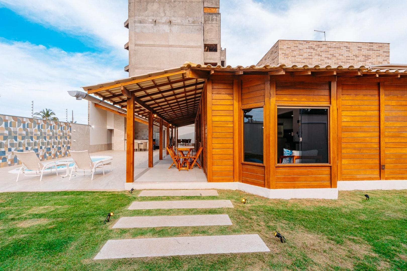 Casadecastelhanos, Quadra Do Mar De Castelhanos, 4 Suites Com Ar, Churrasqueira, Piscina, Hidromassagem, Cozinha Integrada Gourmet Ideal Para Familia E Amigos Anchieta  Dış mekan fotoğraf