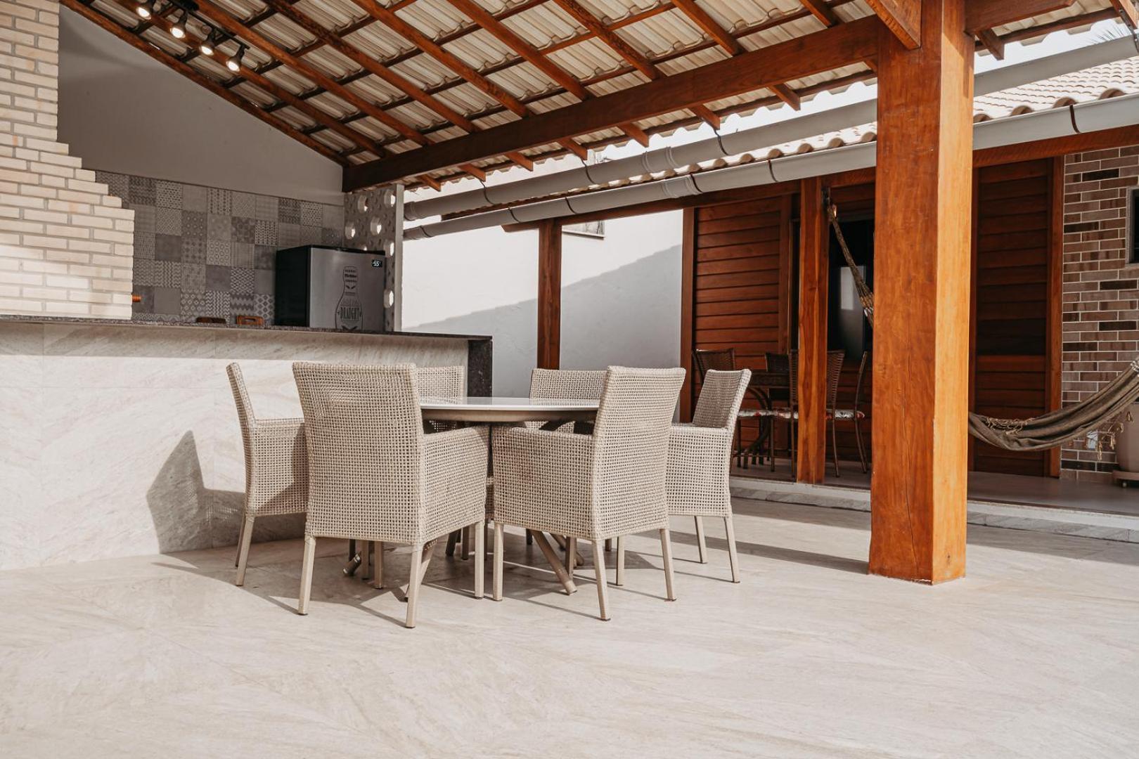 Casadecastelhanos, Quadra Do Mar De Castelhanos, 4 Suites Com Ar, Churrasqueira, Piscina, Hidromassagem, Cozinha Integrada Gourmet Ideal Para Familia E Amigos Anchieta  Dış mekan fotoğraf